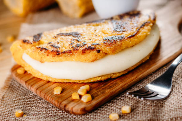 Colombian desserts - Arepa de Chócolo o cachapa 