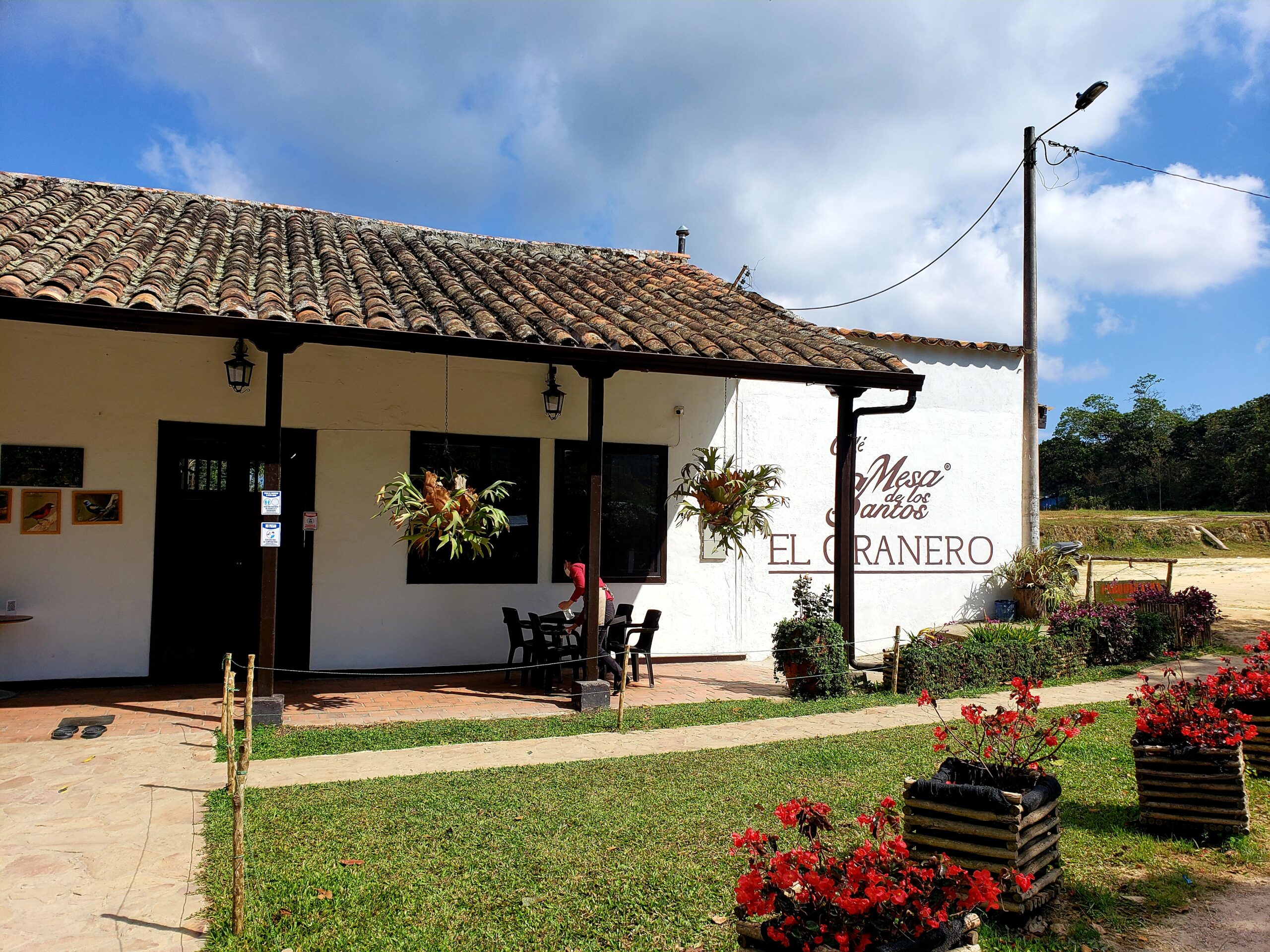 cafe Mesa de Los Santos between Bucaramanga and Mesa de Los Santos