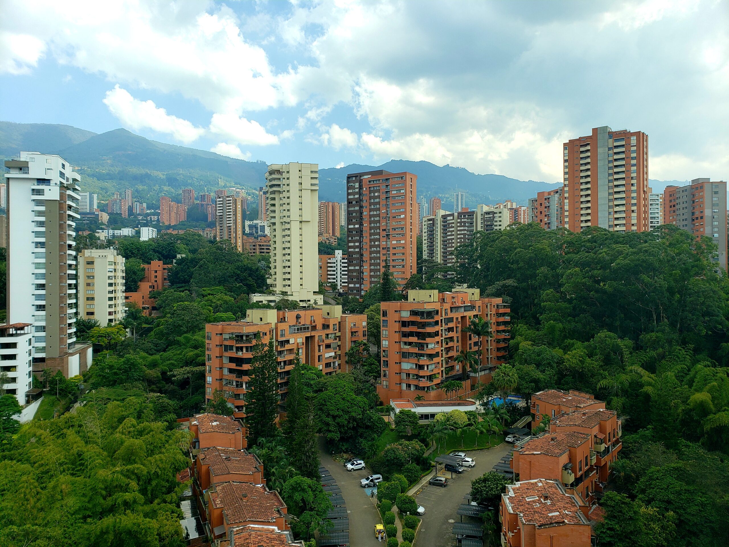 El Poblado neighborhood in Medellin, Colombia