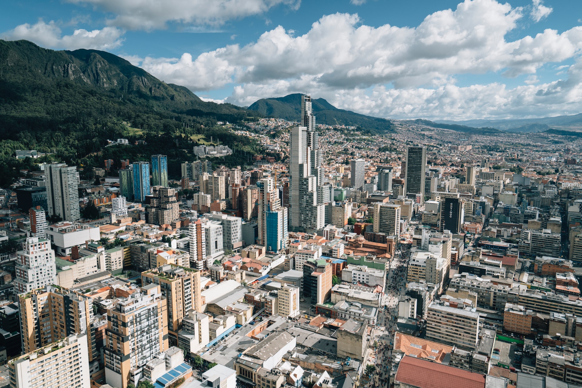 Downtown Bogota Colombia