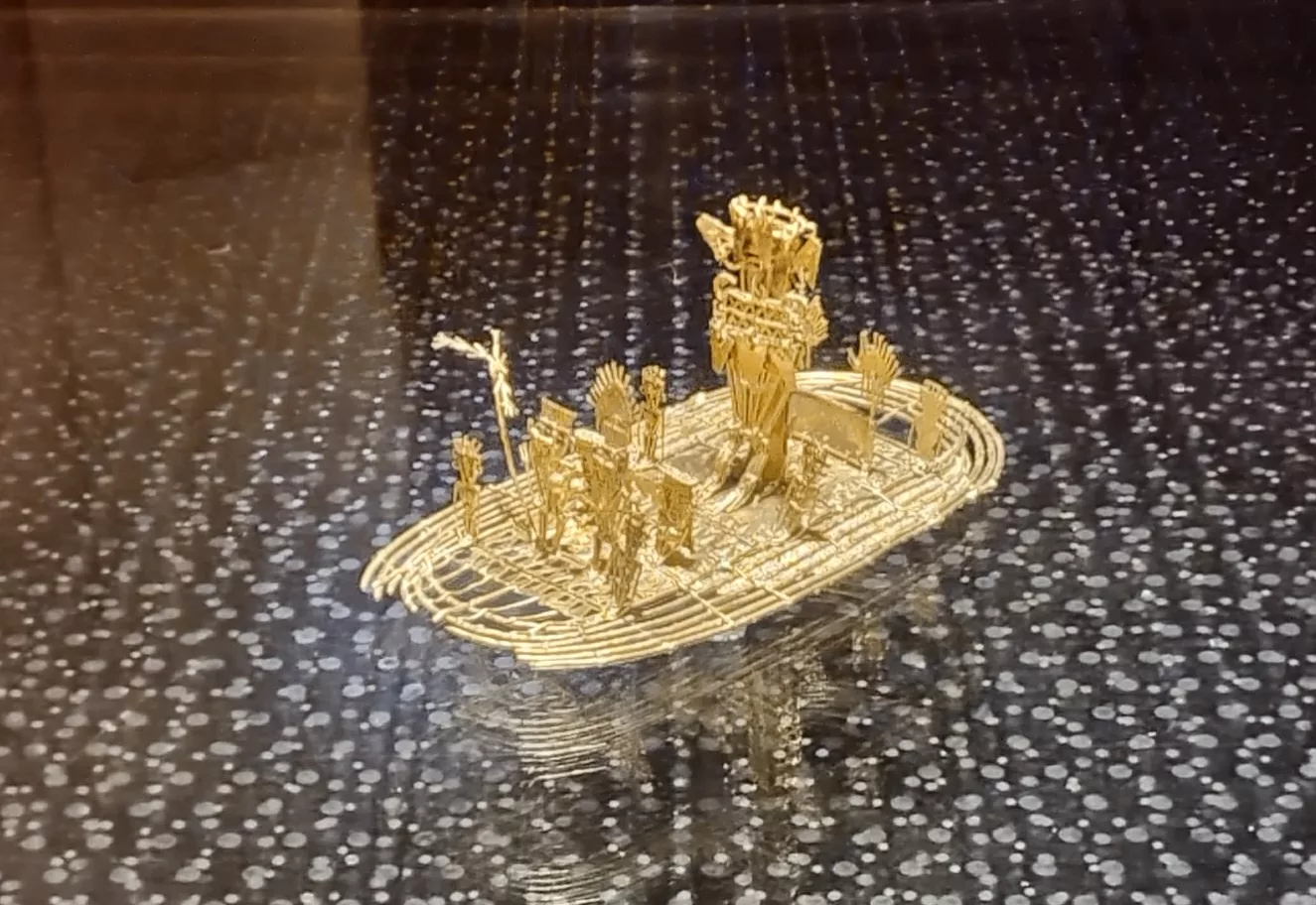 The Muisca raft - The Golden Raft of El Dorado.