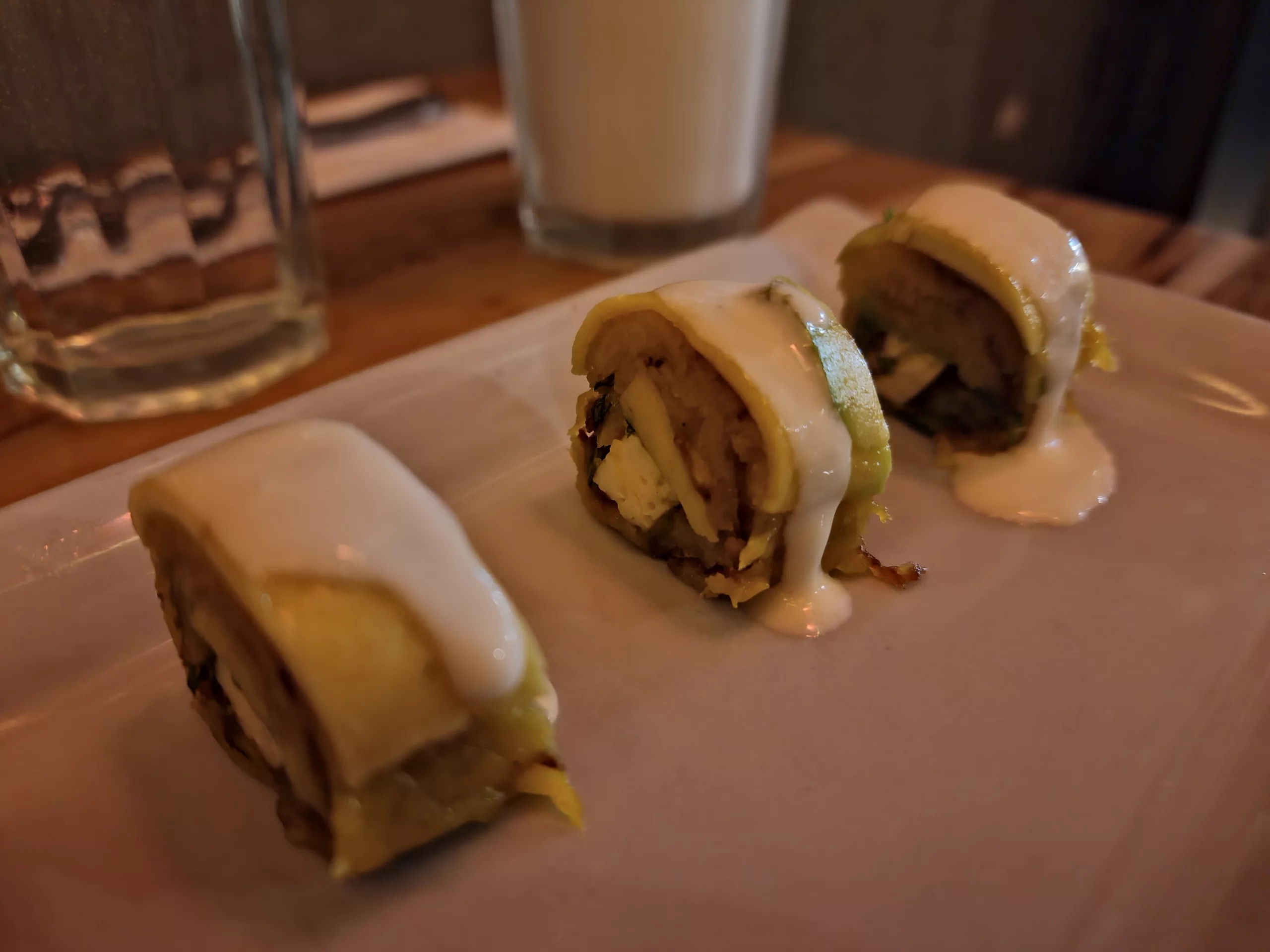 Appetizer at Mini-Mal Restaurant in Bogota, Colombia.