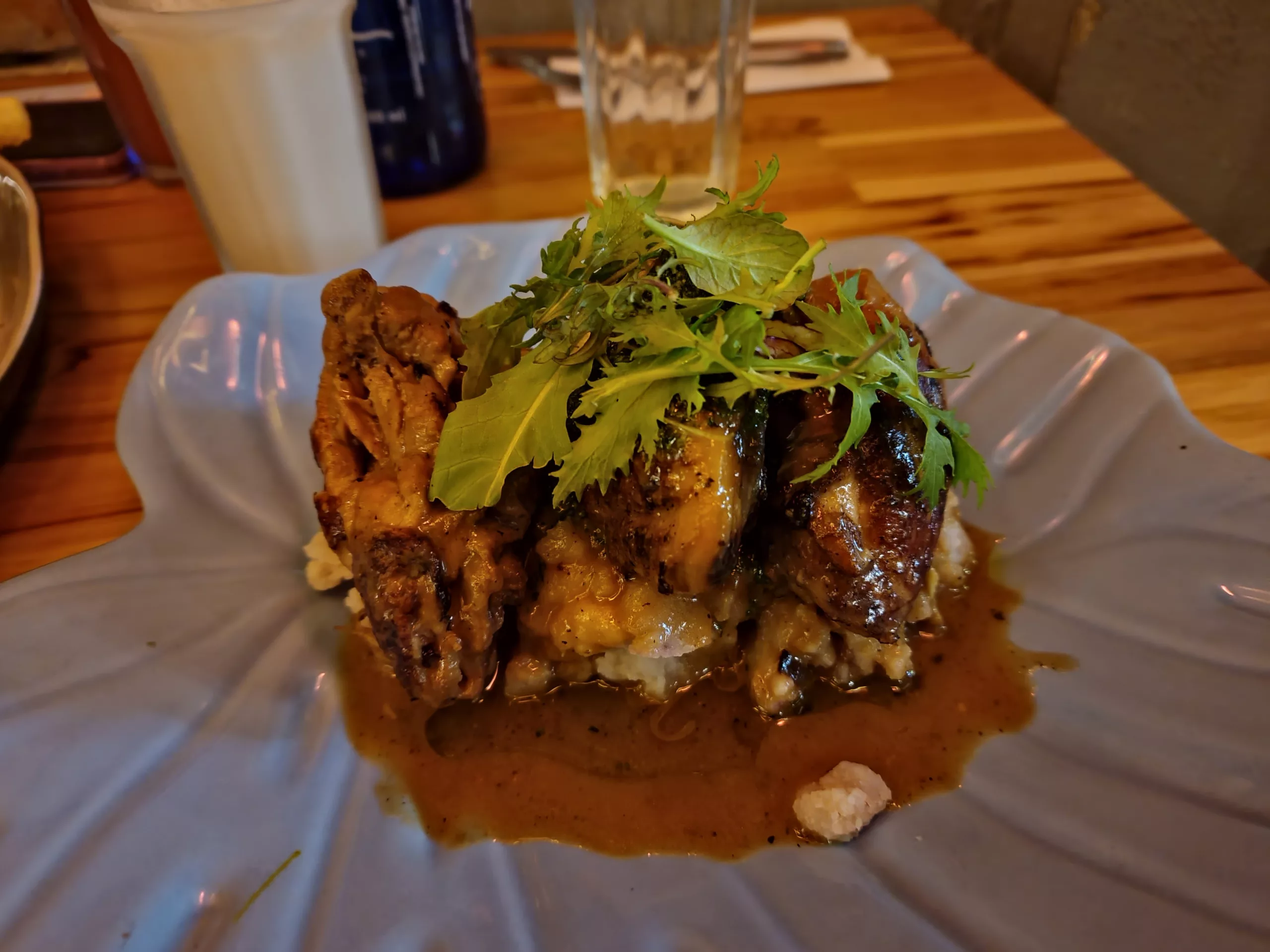 Mini-mal Restaurant Main Dish - Chicken - Bogota, Colombia.