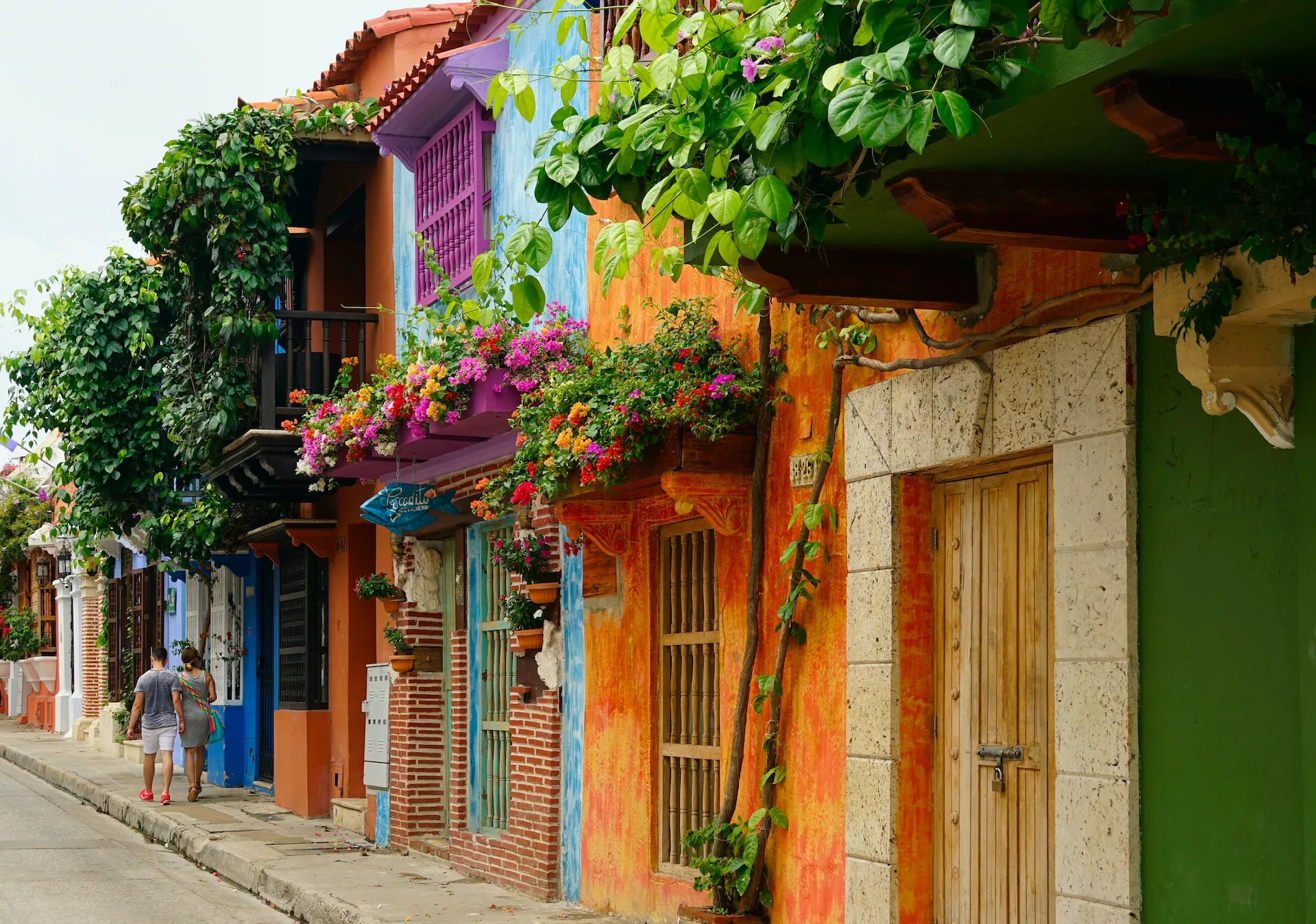 Cartagena, Colombia - colorful architecture