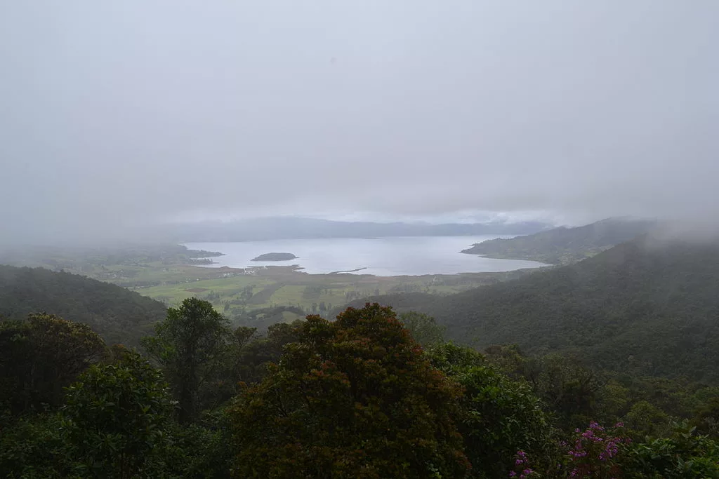 La Cocha lake, Colombia La Cocha lake, Colombia.