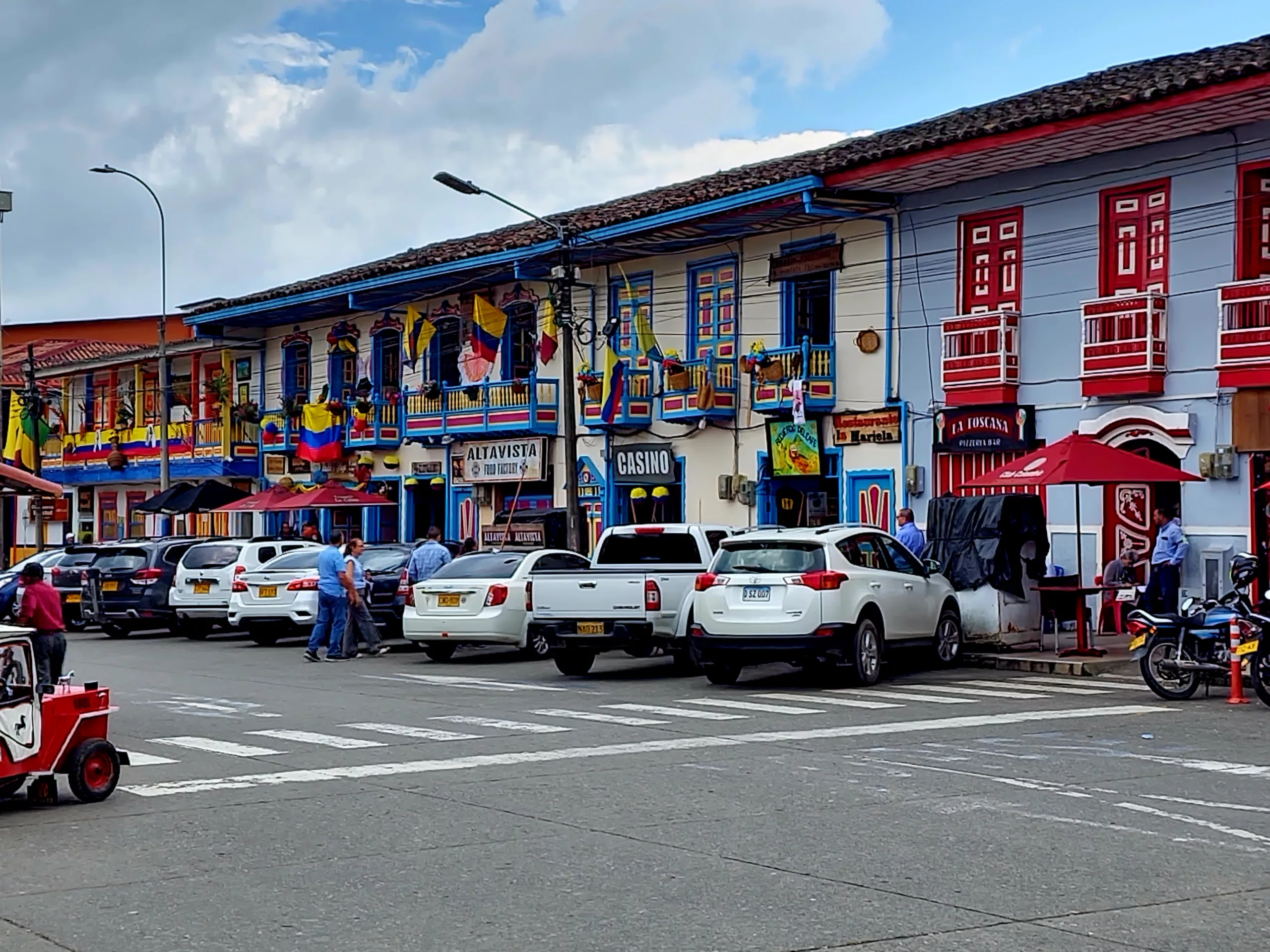 Local street Filandia Local street in Filandia, Colombia
