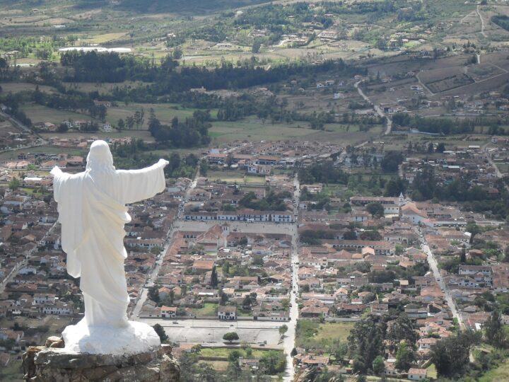 Cristo en lo alto Villa de Leyva Colombia