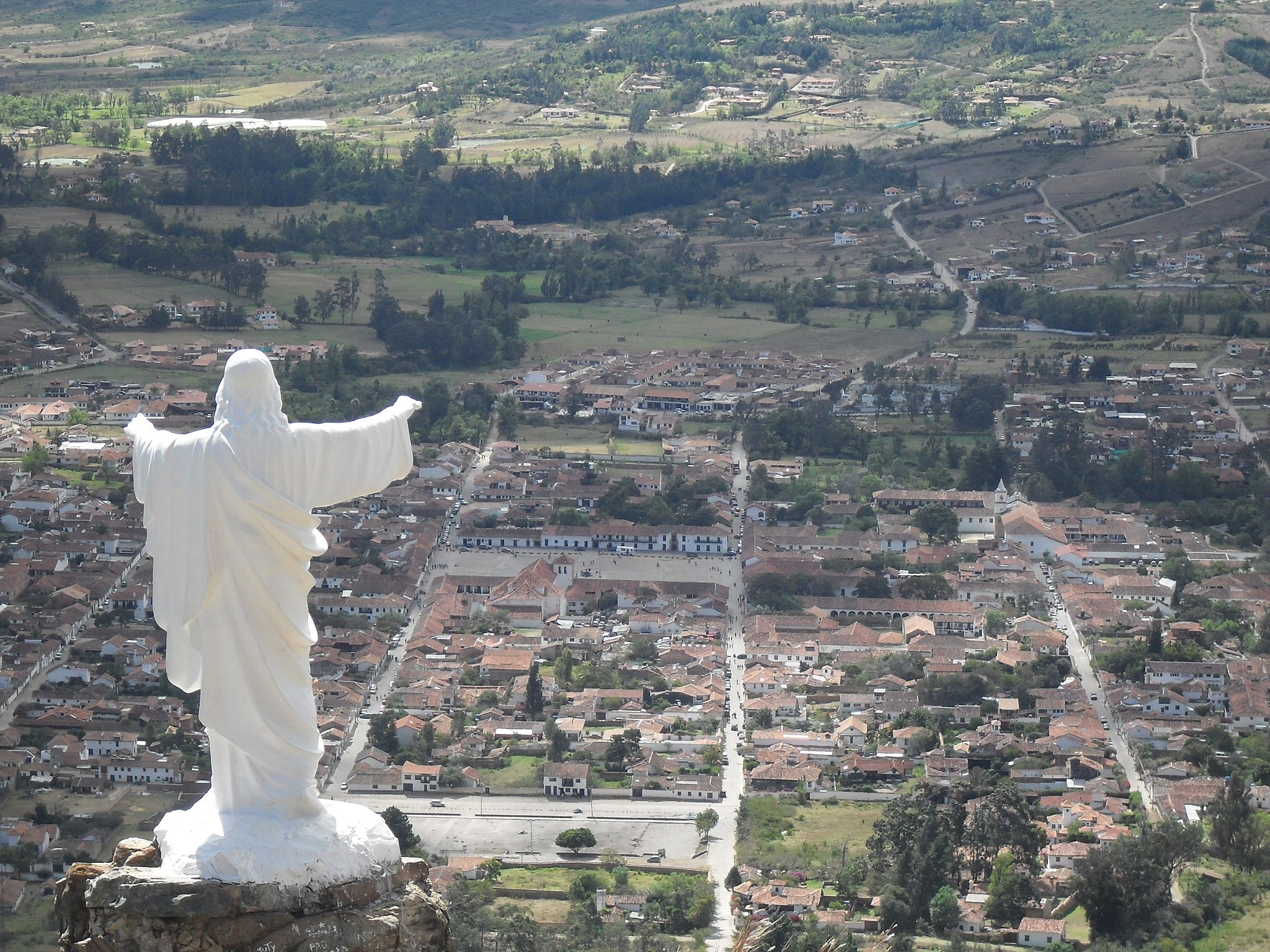 Cristo en lo alto Villa de Leyva Colombia
